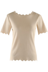 Scallop Detail Top