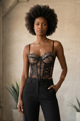 Lace Corset Top