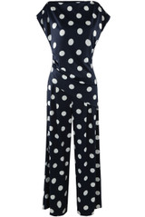 Padded Shoulders Asymmetric Top And Trouser Co-Ord