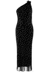 Polka Dots One Shoulder Midi Dress(PRE ORDER)