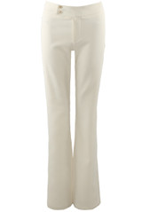 Double Button Flare Trousers