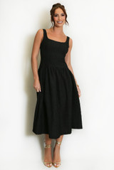 Deep Back Skater Dress