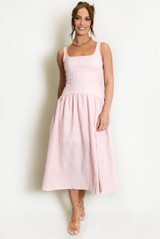 Deep Back Skater Dress