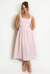 Deep Back Skater Dress