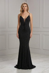 Studded Lace Back Maxi Dress