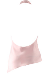 Cowl Halter Neck Asymmetric Blouse