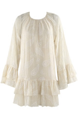 Anglaise Frill Detail Shift Dress