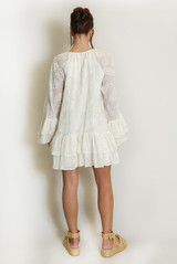 Anglaise Frill Detail Shift Dress