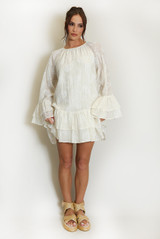 Anglaise Frill Detail Shift Dress