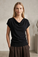 Drape Neck Top