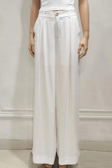 Front Pleat Straight Trousers