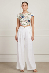 Front Pleat Straight Trousers