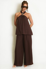 Wide Hem Trousers
