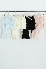 Lace Floaty Cami and Tiered Buckle Skirt Set