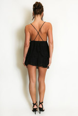 Lace Floaty Cami and Tiered Buckle Skirt Set