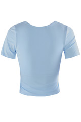 Ruched Side Short Sleeve Active Top