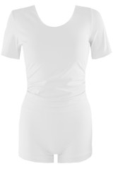 Side Gathered Crop Top and Shorts Set