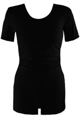 Side Gathered Crop Top and Shorts Set