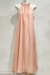 Ruched Halterneck Drape Dress