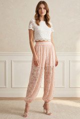 Lace Balloon Fit Trouser