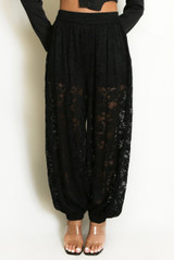 Lace Balloon Fit Trouser