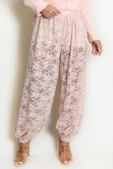 Lace Balloon Fit Trouser
