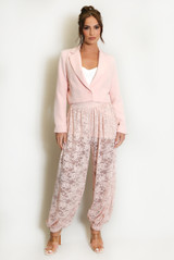 Lace Balloon Fit Trouser