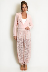 Lace Balloon Fit Trouser