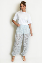 Lace Balloon Fit Trouser