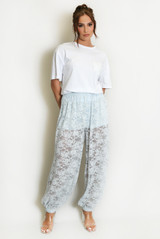 Lace Balloon Fit Trouser