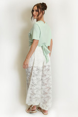 Lace Balloon Fit Trouser