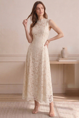 Lace Lined Skater Dress