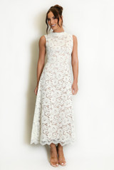 Sleeveless Lace Maxi Dress