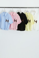H Motif Half Sleeves Shirt