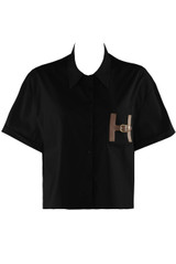 H Motif Half Sleeves Shirt