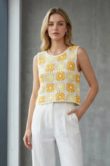 Patchwork Crochet Top