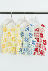 Patchwork Crochet Top