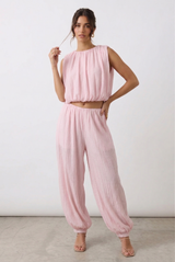 Crinkle Bubble Hem Co-Ord Set