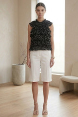 Polka Dot Ruffle Top 