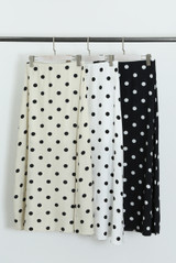 Polka dots A Line Maxi Skirt