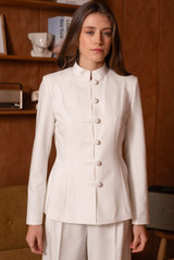 Mandarin Collar Blazer