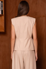 Asymmetric Tailored Waist Coat