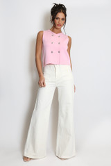 Denim High Waist Flare Jeans