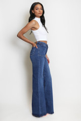 Denim High Waist Flare Jeans