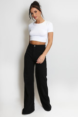 Denim High Waist Flare Jeans