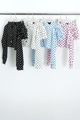 Polka Dots Cropped Jacket and Ruffle Skirt