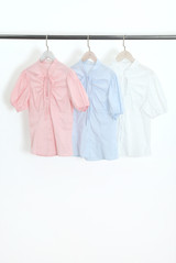 Short Sleeve Key Hole Blouse