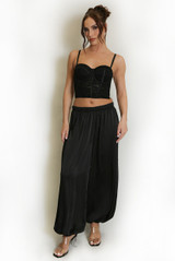 Satin Balloon Trousers