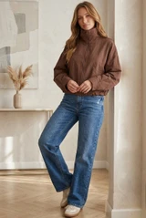 Oversized High Neck Bomber Jacket