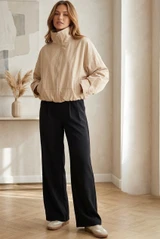 Oversized High Neck Bomber Jacket